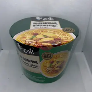 Yummi-Mushroom ChickenFlavor Noodles 110g(Bowl) 白象香菇炖鸡)