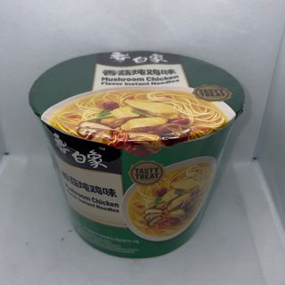Yummi-Mushroom ChickenFlavor Noodles 110g(Bowl) 白象香菇炖鸡）