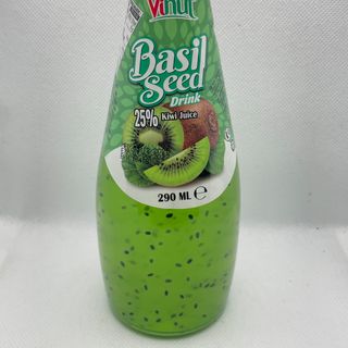Basil Seed Drink 25% Kiwi Flavor290ml (kiwi)