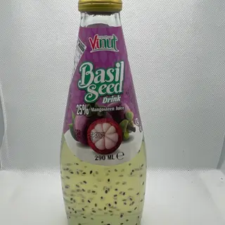 Basil Seed Drink 25%Mangosteen Flavor 290ml(山竹)