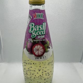 Basil Seed Drink 25%Mangosteen Flavor 290ml(山竹）