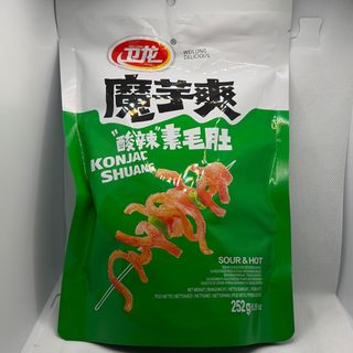 Weilong-Dilicious-Konjac shuang Flavor Sour&hot 252g卫龙魔芋爽酸辣