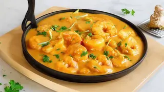 Gamberi al curry