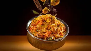 Gamberi biryani