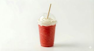 Granita alla fragola con crema cheese