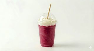 Granita all'uva rossa con crema cheese