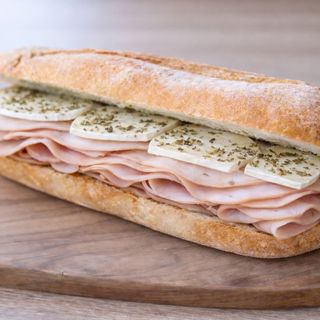 Ciabattina tacchino, brie, origano