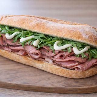 Ciabattina roastbeef, rucola e maionese