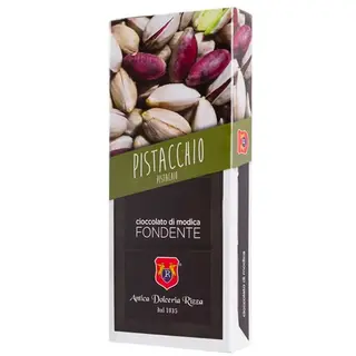 Cioccolato di Modica Fondente al Pistacchio
