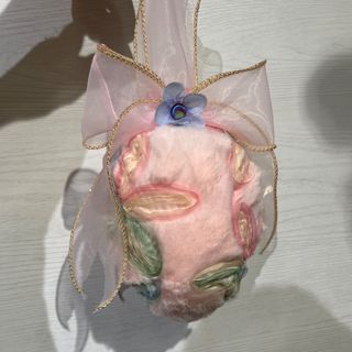 Uovo Pasquale in velluto e organza