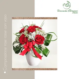 Vaso di rose