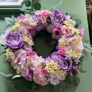 Dietro/Sopra porta Glicine fiori di Lena.