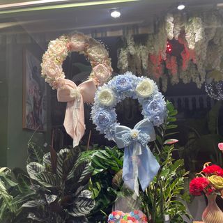 Dietro/Sopra porta Rosa fiori di Lena Rosa antico