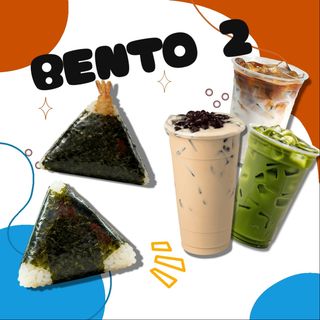 2 onigiri+1 bevanda