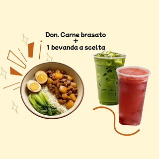 Don. Carne brasato + 1 bevanda a scelta