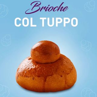 Brioche con 1 crema a scelta