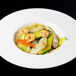 222.GNOCCHI DI RISO CON GAMBERI