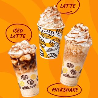 Iced latte pumpkin spice