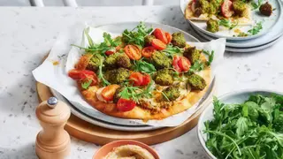 Pizza falafel