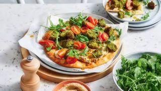 Pizza falafel