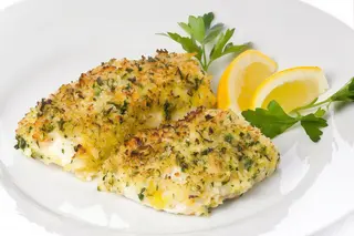 Il mare gratinato In forno a legna