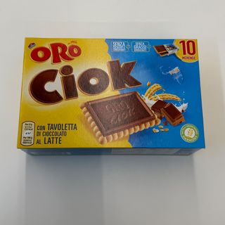 Oro Ciok con tavoletta di cioccolato al latte 250g