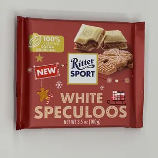 Ritter Sport white speculoos 100g