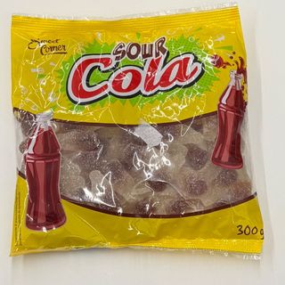 Caramelle gommose gusto cola aspra 300g