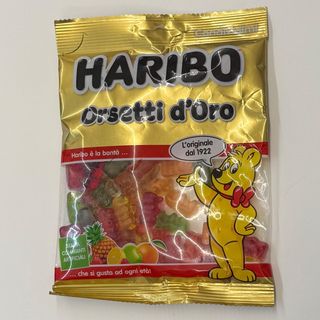 Haribo orsetti d’oro caramelle gommose 175g