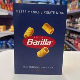 Pasta Mezze Maniche Rigate barilla 500g