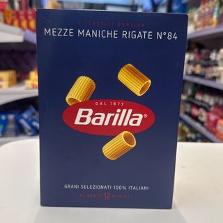 Pasta Mezze Maniche Rigate barilla 500g
