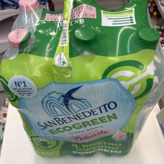 Cassa di acqua naturale san benedetto 6 x 1.5L