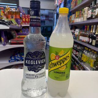 Keglevich Vodka Fredda + Schweppes Limone