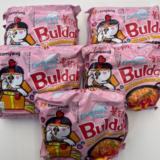 Buldak Carbonara 5 pezzi x 130g Hot Chicken Flavour Ramen