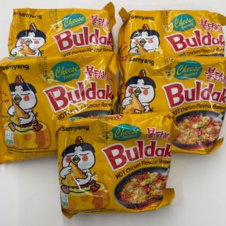 Buldak Cheese 5 pezzi x 140g Hot Chicken Flavour Ramen