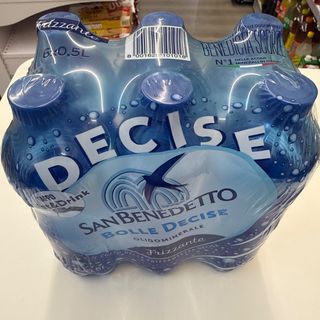 Cassa piccola di Acqua Frizzante San benedetto 6 x 0.5Litri