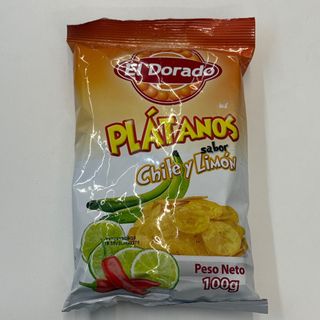 Chips platano all’aroma chili e limone 100g