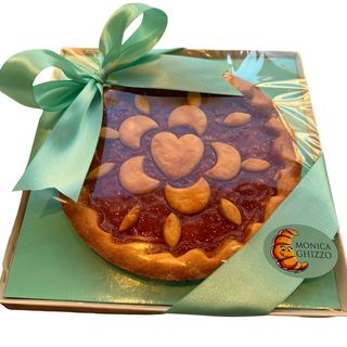 Crostata marmellata albicocca gr 450