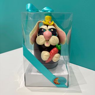 Uovo di Pasqua Artigianale Decorato Coniglietto