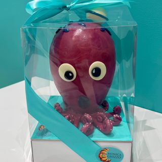 Uovo di Cioccolato decorato “Polipo”