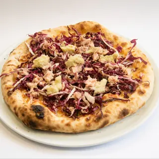 Al radicchio pizza