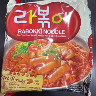 Korean rabokki noodles