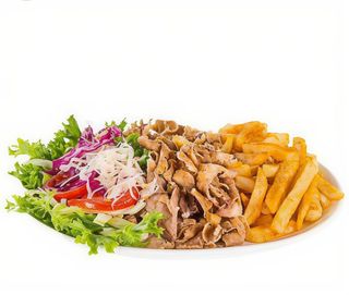 Piatto kebab con verdure - piccolo