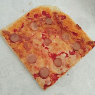 Trancio Pizza Margherita e Wurstel