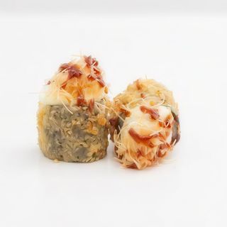 N.30 Hosomaki fritto, katafi roll con tartare di salmone 