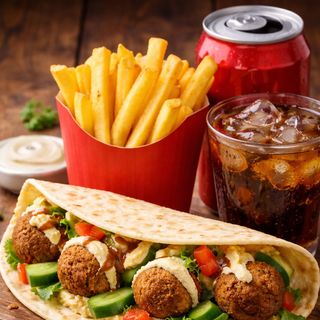 Menù Piadina Falafel Veg Grande