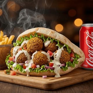 Menù Panino Falafel Veg