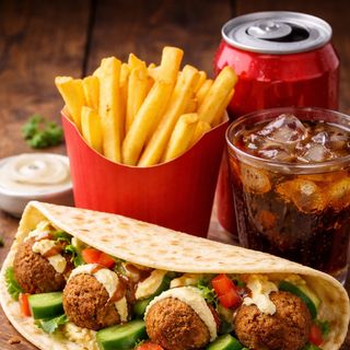 Menù Piadina Falafel Veg Media