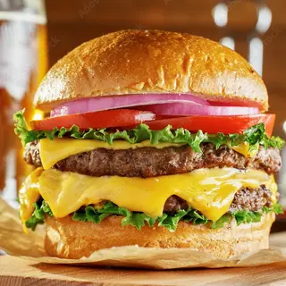 Beef burger double