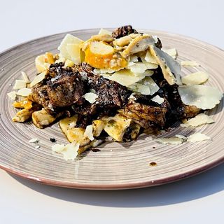 TAGLIATA DI CARNE PORCINI